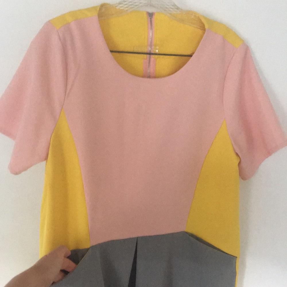 Multi Color Smock Dress - Picture 4 of 5